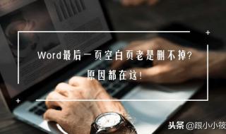 Word里面如何删除一页 word如何单独删除一页